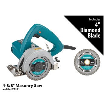 Makita 4100NHX1 4-3/8-Inch Masonry Saw With 4 inch Diamond Blades