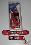New Jersey Devils Pet Accessories Set - Medium (6' Leash, Collar, and ID Tag)