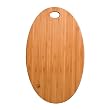 Totally Bamboo Greenlite Oval Cutting Board Medium