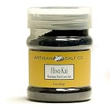 Artisan Salt Hiwa Kai Hawaian Black Lava Gourmet Sea Salt Flip Top Jar 9 oz. by Artisan Salt Co