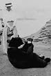 Bear Drinks from a Bottle, Yukon River, Alaska, ca. 1910 Photograph - Beautiful 16"x20" Photographic Print from the Library of Congress Collection