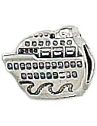 Zable(tm) Sterling Silver Cruise Ship Bead / Charm