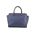 MICHAEL Michael Kors Women's Selma Large Trapeze Satchel, Navy