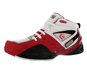 Converse Men's RNS 2 Mid Basketball Shoe Black, Red, White (10.5)