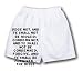White Boxer Short with udge not, and ye shall not be judged: condemn not, and ye shal...