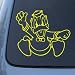 ANGRY DONALD DUCK - Disney - Vinyl Decal Sticker #A1446 | Vinyl Color: Yellow