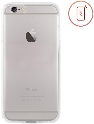 Acrylic iPhone 6/6S Slim Soft Back Panel Cover, Silicone Integrated Shock-absorbing Bumper For iPhone 6/6s( 4.7 inch)-Clear