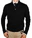Luciano Natazzi Mens Sweater Mock Neck Ribbed Sleeve Pullover Cotton Slim Fit