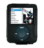 Apple iPod Nano 3rd Generation (4GB/8GB) Leather Case w/LCD Cover and Belt Clip