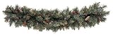 3' LED Red Berry Battery Operated Christmas Door Swag #808253F