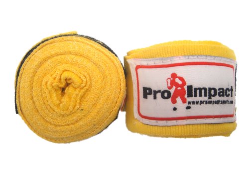BoxingMMA Handwraps 180 Elastic 1 Pair YELLOW BoxingMMA Handwraps 180 Elastic 1 Pair YELLOW