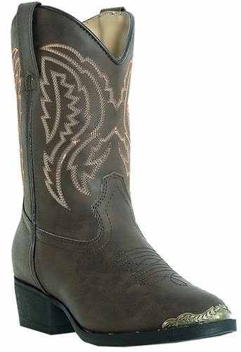 Kid's Laredo TUMBLEWEED Cowboy Boots BROWN 10 M