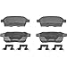 Wagner Brake ThermoQuiet QC1259 Ceramic Disc Brake Pad Set