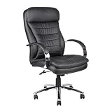 HI-BACK CARESSOFT PLUS EXEC CHAIR WITH CHROME BASE