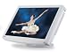Eizo Nanao S2111W-WS 21 Zoll TFT LCD-Monitor DVI-I (Kontrast 3000:1, 8ms Reaktionszeit) weiß/silber