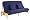 Serta Willow Full Futon Mattress, Navy