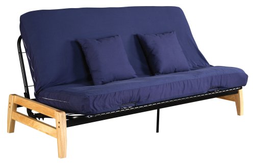 Serta Cyprus Full Futon Mattress, Navy