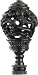 Westinghouse #70699 Black I Baroque Finial Image