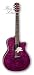 Luna Flora Lotus Acoustic Guitar, Tranz Plum/Quilted Maple