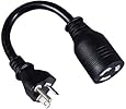 Tripp Lite Heavy-Duty Power Adapter Cord 20A, 12AWG (NEMA-L5-20R to NEMA-5-20P) 6-in.(P044-06I)