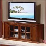 Brookhaven H867 Ventura Corner TV Stand in Rich Cherry