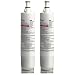 Whirlpool 4396508P KitchenAid Maytag Side-by-Side Refrigerator Water Filter, 2-Pack