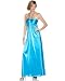 XOXO Prom Dress, Necklace Halter Gown Blue L