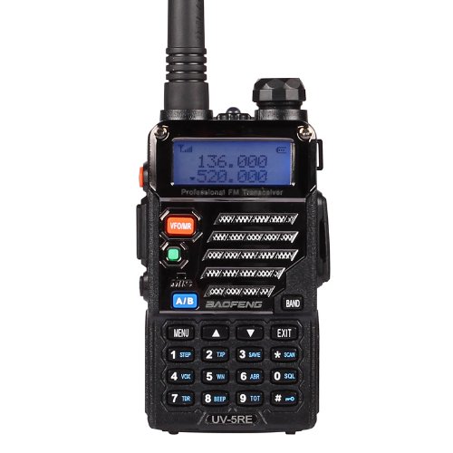 BaoFeng UV-5RE Dual Band UHF/VHF Two Way Radio with Earpiece