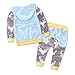 AMA(TM) Toddler Baby Girl Boy Deer Hooded Blouse Tops+Pants Outfits Set