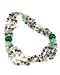 Handmade Multi Strand Green Jade Necklace, 'Twisted'