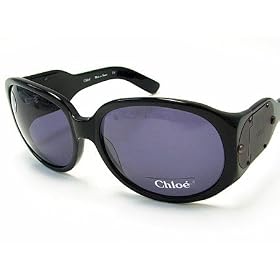 New Chloe CL 2140 CL2140 C01 Black Frame Sunglasses Gray Lens Size: 130