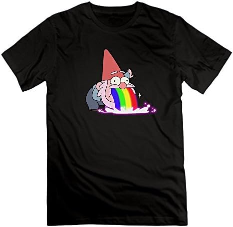 Giftstothe Gravity Falls Gnome Vomit T Shirts For Men Black X-small