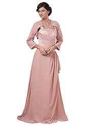 Spaghetti Strap Charmeuse Evening Dress/Mother-of-the-Bride Dress/Prom Dress 