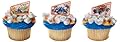 24 ct - Hot Wheels Birthday Cake Cupcake Rings