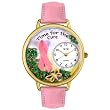 Whimsical Watches Unisex Time For the Cure Gold Watch Watch G1110001