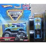 2010 Hot Wheels Monster Jam 1 64 Scale BACKWARDS BOB Flag Series Truck #47 75