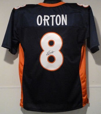 Kyle Orton Autographed Denver Broncos Blue Jersey