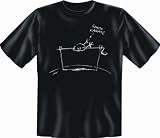 Fun T-Shirt: Konnte Karate XXL,Schwarz