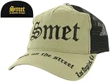 SMET Christian Audigier Ed Hardy Mens Womens Unisex Trucker Hat Cap Khaki Brown OSFA