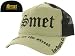SMET Christian Audigier Ed Hardy Mens Womens Unisex Trucker Hat Cap Khaki Brown OSFA