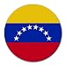 Venezuela Flag Round Mouse Pad