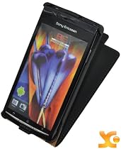 Suncase Flip-Style Tasche f&uuml;r Sony Ericsson Xperia Arc/Arc S schwarz
