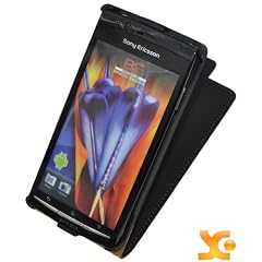 Suncase Flip-Style Tasche f�r Sony Ericsson Xperia Arc/Arc S schwarz