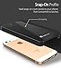 GreatShield iPhone SE Case, Guardian UV Glossy Series Slim Fit Snap On Case Back Cover for Apple iPhone SE / 5S / 5 (Black)