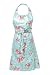 English Rose Design Plasticated Kitchen Apron