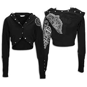 Dereon D's Nocturnal Cropped Hoody - Women's