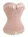Corset Buy Angelic Overbust Beige Polyester Beautiful Overbust Fashion Corset