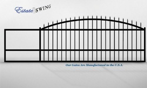 The Estate Swing Slide 14 Foot Long, Single Driveway Gate