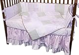Baby Doll Bedding Rose Garden Brocade and Embroidered Crib Bedding Set, Gre ....