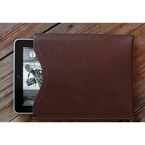 Full Grain Leather iPhone, iPad, Gadget Sleeve, Case, or Bag (Large)